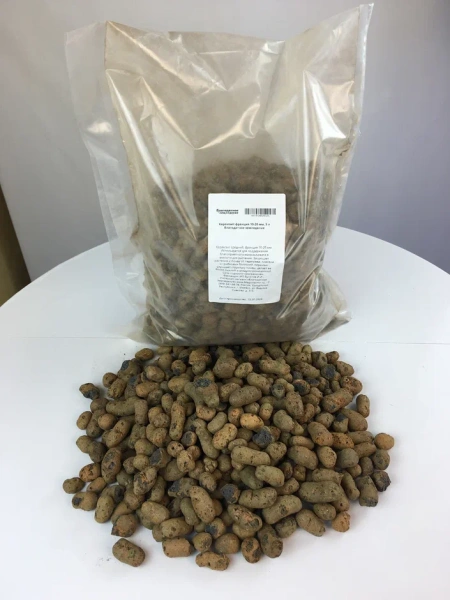 Дренаж Керамзит для цветов и растений фракция 10-20 мм, 5 л Благодатное земледелие